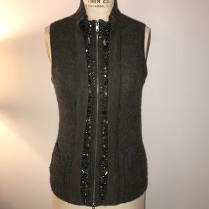 J crew collection jewel sweater vest